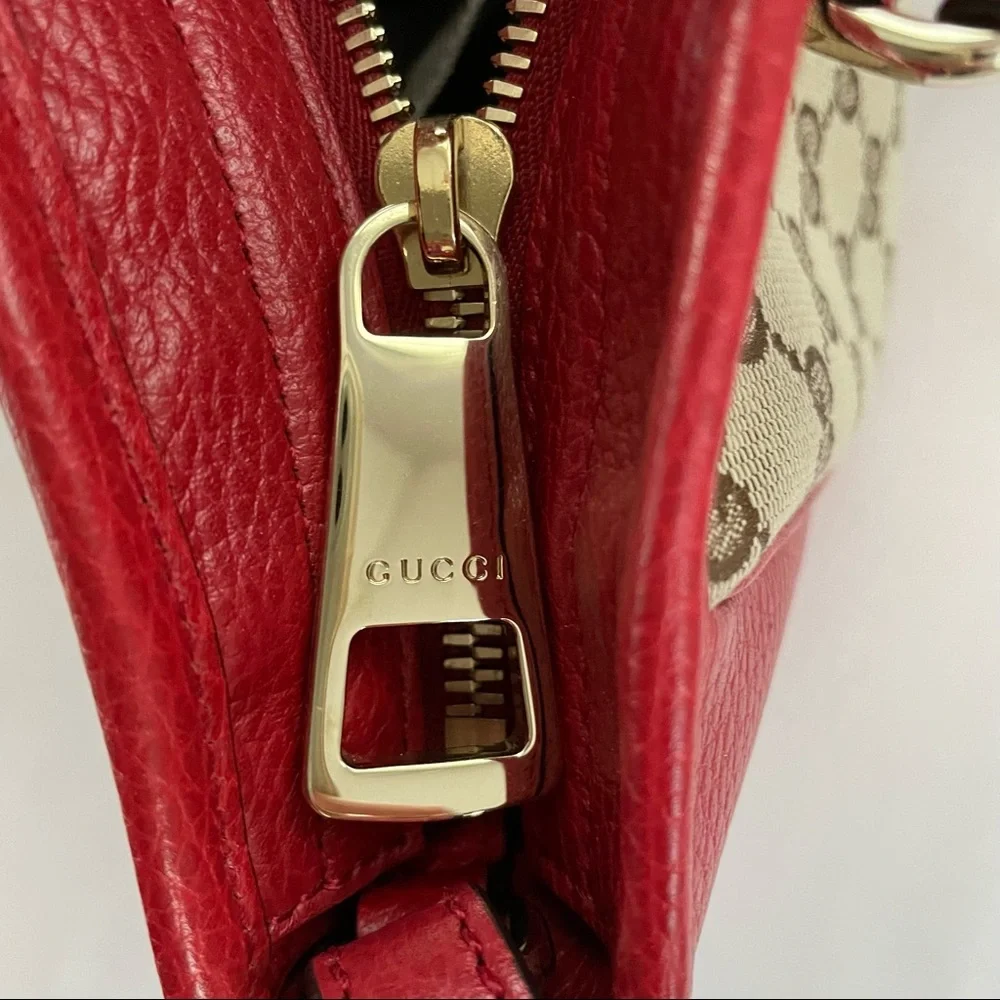 ✨SOLD✨Gucci Small Red GG Bree Tote Crossbody Bag - Picture 8 of 13